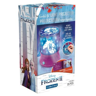 Make It Real: Disney Frozen Ii Scratch Art Light Projector Kit Image 1