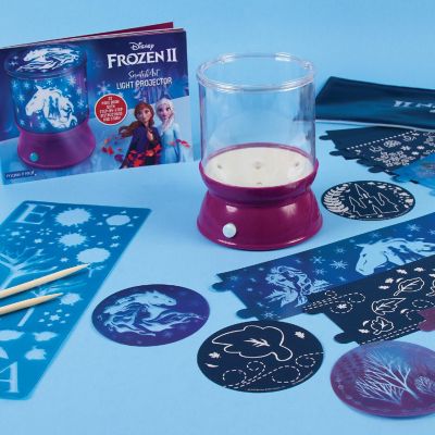Make It Real: Disney Frozen Ii Scratch Art Light Projector Kit Image 2