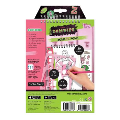 Make It Real Disney Zombie Sketchbook Image 1