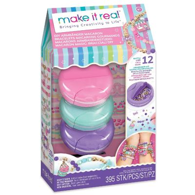 Make It Real: Macaron Bracelet Maker - Diy Jewelry Kit, Make 12 Bracelets Image 1