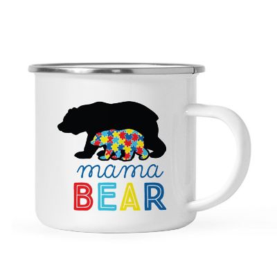 Mama Bear Adventure Metal Camping Mug Image 2