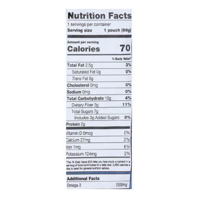 Mamma Chia Wild Raspberry Organic Vitality Snack - Case of 16 - 3.5 oz. Image 2