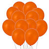 Mandarin Orange Fashion Color 11" Latex Balloons - 25 Pc. Image 1
