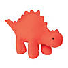 Manhattan Toy Velveteen Dino Coral Stegosaurus Stuffed Animal Image 1