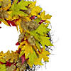 Maple Leaf Artificial Fall Harvest Wreath  22-Inch Image 2