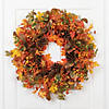 Maple Leaves and Pinecone Fall Harvest Artificial Wreath - 30" - Unlit Image 1