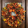 Maple Leaves and Pinecone Fall Harvest Artificial Wreath - 30" - Unlit Image 2