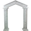 Marble-Look Fluted Archway With Columns Image 1