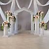 Marble-Look Fluted Cardboard Archway Decorating Kit - 7 Pc. Image 1
