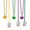 Mardi Gras Beaded Necklaces & Shot Glass Necklaces - 32 Pc. Image 2