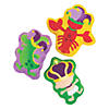 Mardi Gras Colorful Stuffed Characters - 12 Pc. Image 1