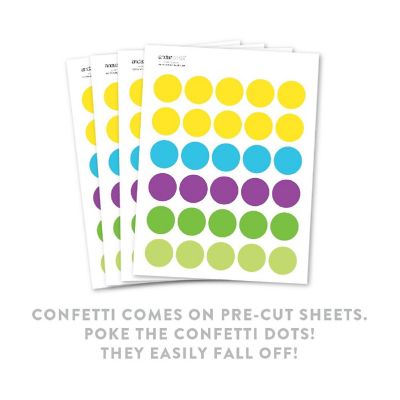 Mardi Gras Confetti 180-Pack Image 1