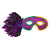 Mardi Gras Elegant Masks- 12 Pc. Image 1