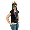 Mardi Gras Feather Mask Assortment- 12 Pc. Image 1