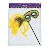 Mardi Gras Feather Masks- 12 Pc. Image 4