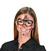 Mardi Gras Full Face Temporary Tattoo - 12 Pc. Image 1