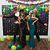 Mardi Gras Glitter Half Masks- 12 Pc. Image 1