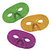Mardi Gras Glitter Masks Image 1
