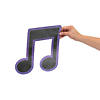 Mardi Gras Glitter Music Cutouts - 6 Pc. Image 1