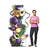 Mardi Gras Party Masks Cardboard Stand-Up Image 2