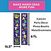 Mardi Gras Pillar Banners Image 1