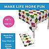 Mardi Gras Plastic Tablecloth Roll Image 4