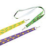 Mardi Gras Print Breakaway Lanyards - 12 Pc. Image 1