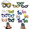 Mardi Gras Sequin Mask Kit Assortment for 48 Image 1