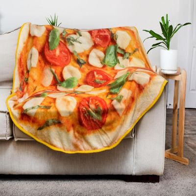 Margarita Pizza Round Fleece Throw Blanket  60 Inches Image 2