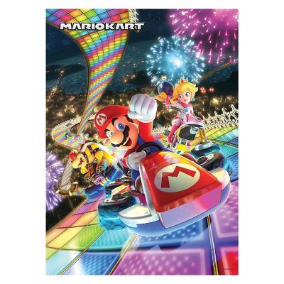 Mario Kart Rainbow Road 1000 Piece Jigsaw Puzzle Image 1