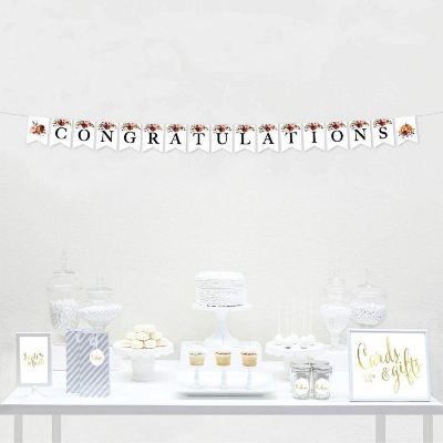 Marsala Congratulations - 4 x 5.5 Inch Image 1