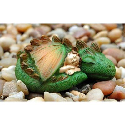 Marshall Home and Garden Fairy Garden Woodland Knoll Collection, Sleeping Fairy Dragon Image 1