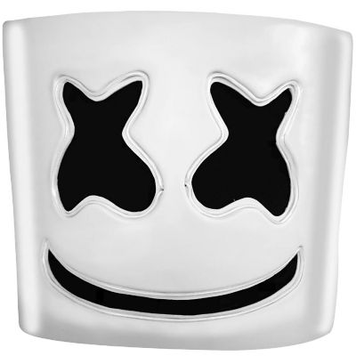 Marshmello EL Adult Costume Mask Image 1