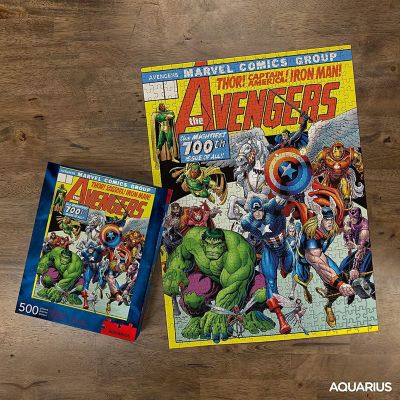 Marvel Avengers Comic Cover 500 Piece Jigsaw Puzzle Image 2