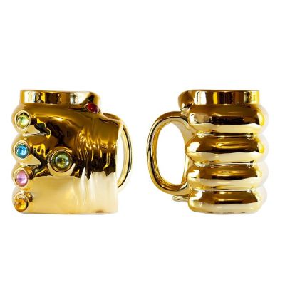 Marvel Avengers Thanos Infinity Gauntlet Ceramic Coffee Mug  20 Oz Image 1