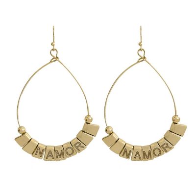 Marvel Black Panther: Wakanda Forever Namor Dangle Earrings Image 1
