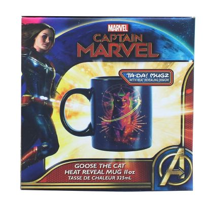 Marvel Captain Marvel Heat Reveal Goose Cat 11oz Ceramic Mug Image 2
