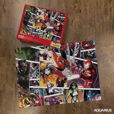 Marvel Comic Panels 500 Piece Jigsaw Puzzle Image 2