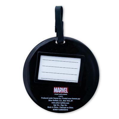 Marvel Comics Deadpool Logo Travel Luggage Tag With Suitcase ID Card Label Image 1