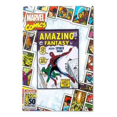 Marvel Comics Spider-Man Comic Pin  Exclusive Oversize Enamel Spider-Man Pin Image 1