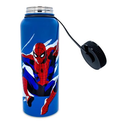 Marvel Comics Spider-Man Stainless Steel Water Bottle  Holds 42 Ounces Image 2