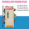 Marvel&#8482; Comics Superhero Paper Door Border Decorating Set - 8 Pc. Image 1