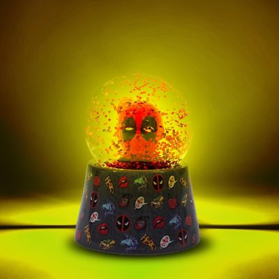 Marvel Deadpool 3-Inch Mini Light-Up Snow Globe Image 1