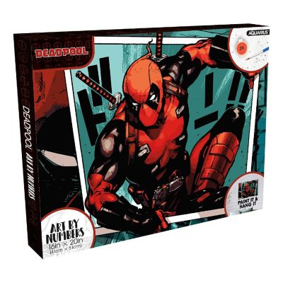 Marvel Deadpool Art By Numbers Painting Kit Image 1
