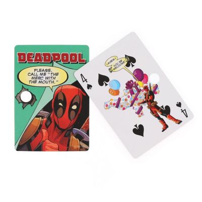 Marvel Deadpool Quotes Playing Cards Image 2