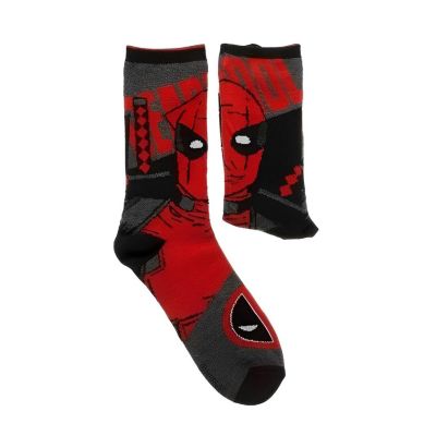 Marvel Deadpool Reversible Men's Crew Socks Image 2