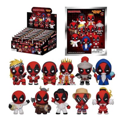 Marvel Deadpool Series 6 3D Foam Bag Clip  1 Random Image 1