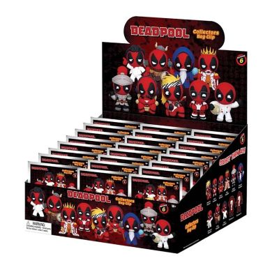 Marvel Deadpool Series 6 3D Foam Bag Clip  1 Random Image 3
