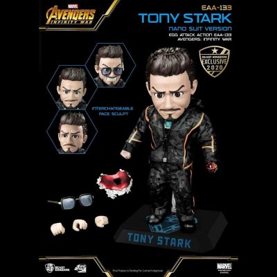 Marvel Egg Attack Action Figure  Tony Stark Nano Suit Image 3