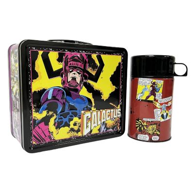 Marvel Galactus Tin Titans Lunchbox &amp; Water Bottle Image 1